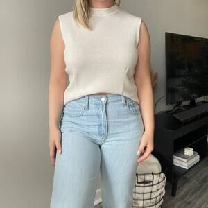 St. John Basics Knit Sleeveless Top